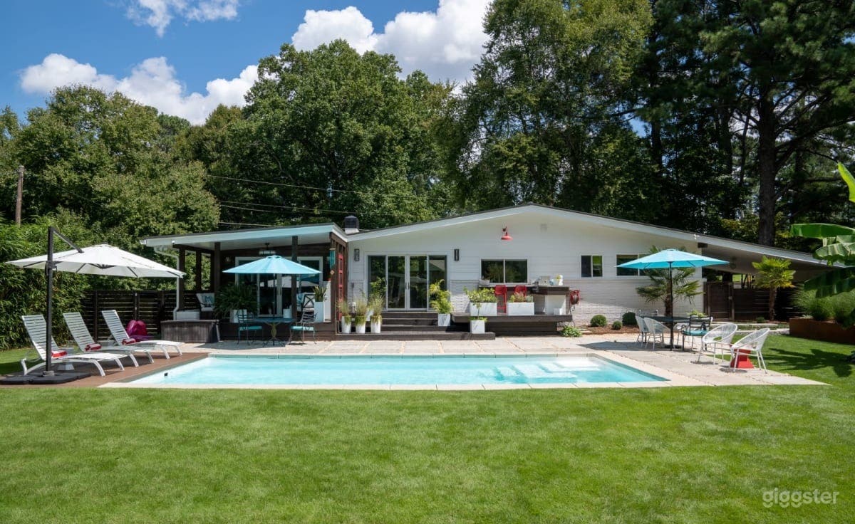 Midcentury Home with Pool in Alpharetta Photo 1