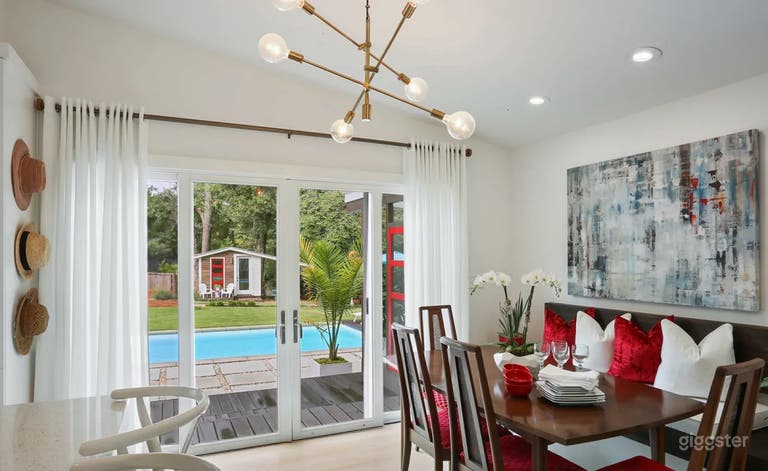  Midcentury Home with Pool in Alpharetta 