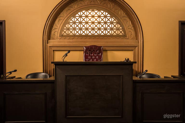 Spacious COURTROOM Standing Set | FilmStudioLA 