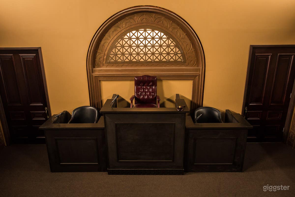 Spacious COURTROOM Standing Set | FilmStudioLA Photo 3