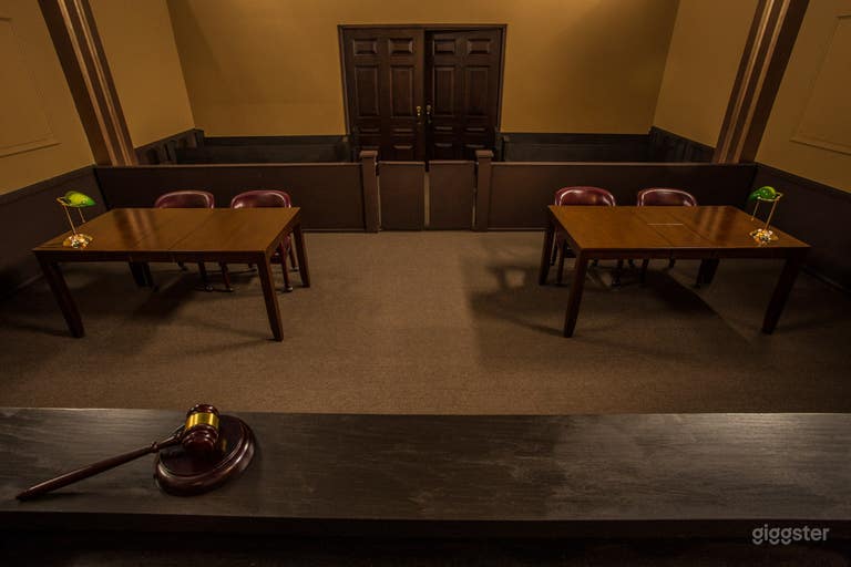  Spacious COURTROOM Standing Set | FilmStudioLA 