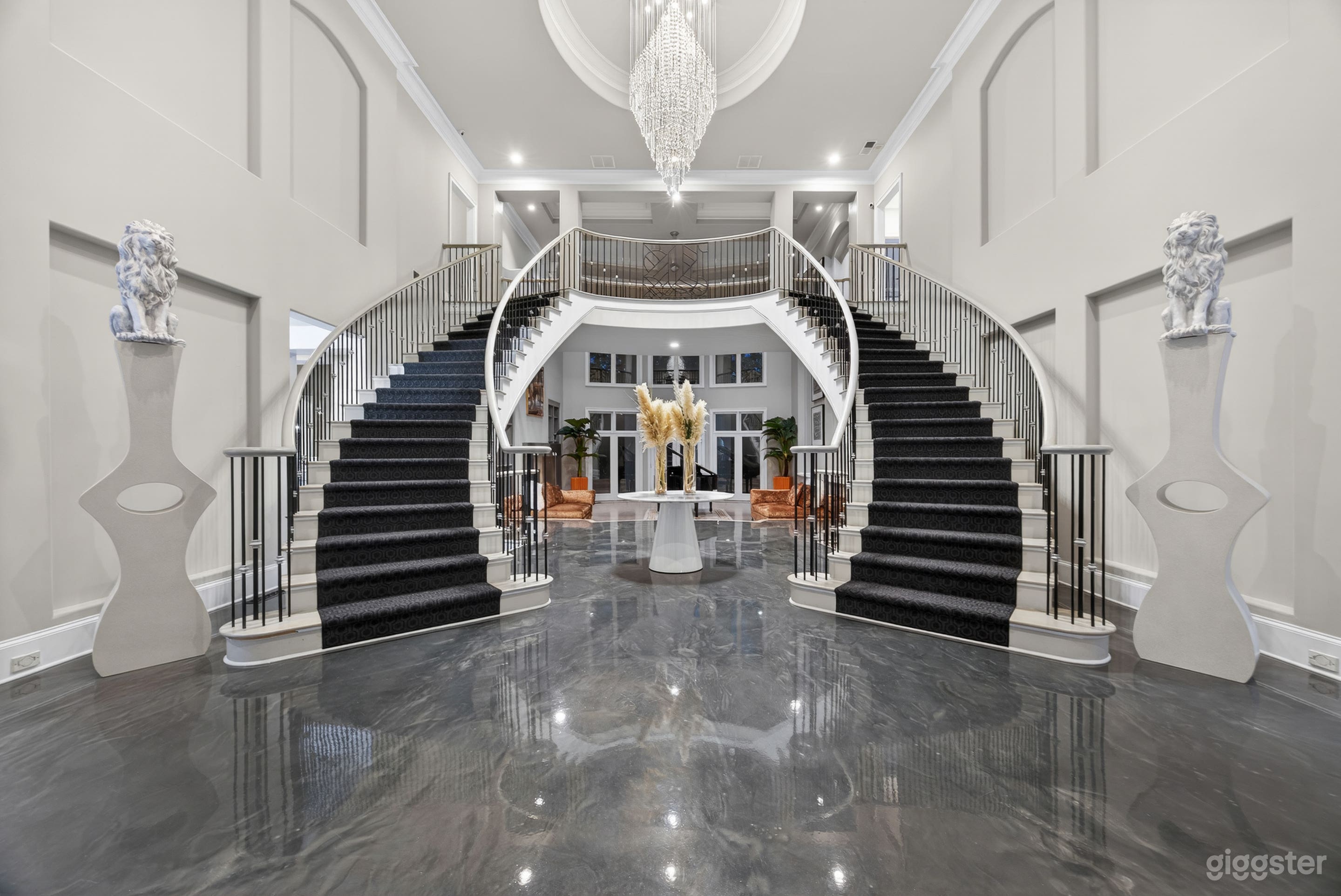 Luxury Atlanta Mansion | Grand Staircase, Pool & Spa Photo 3