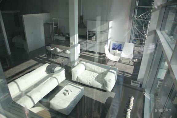 Shot from the stairs to the rooftop.