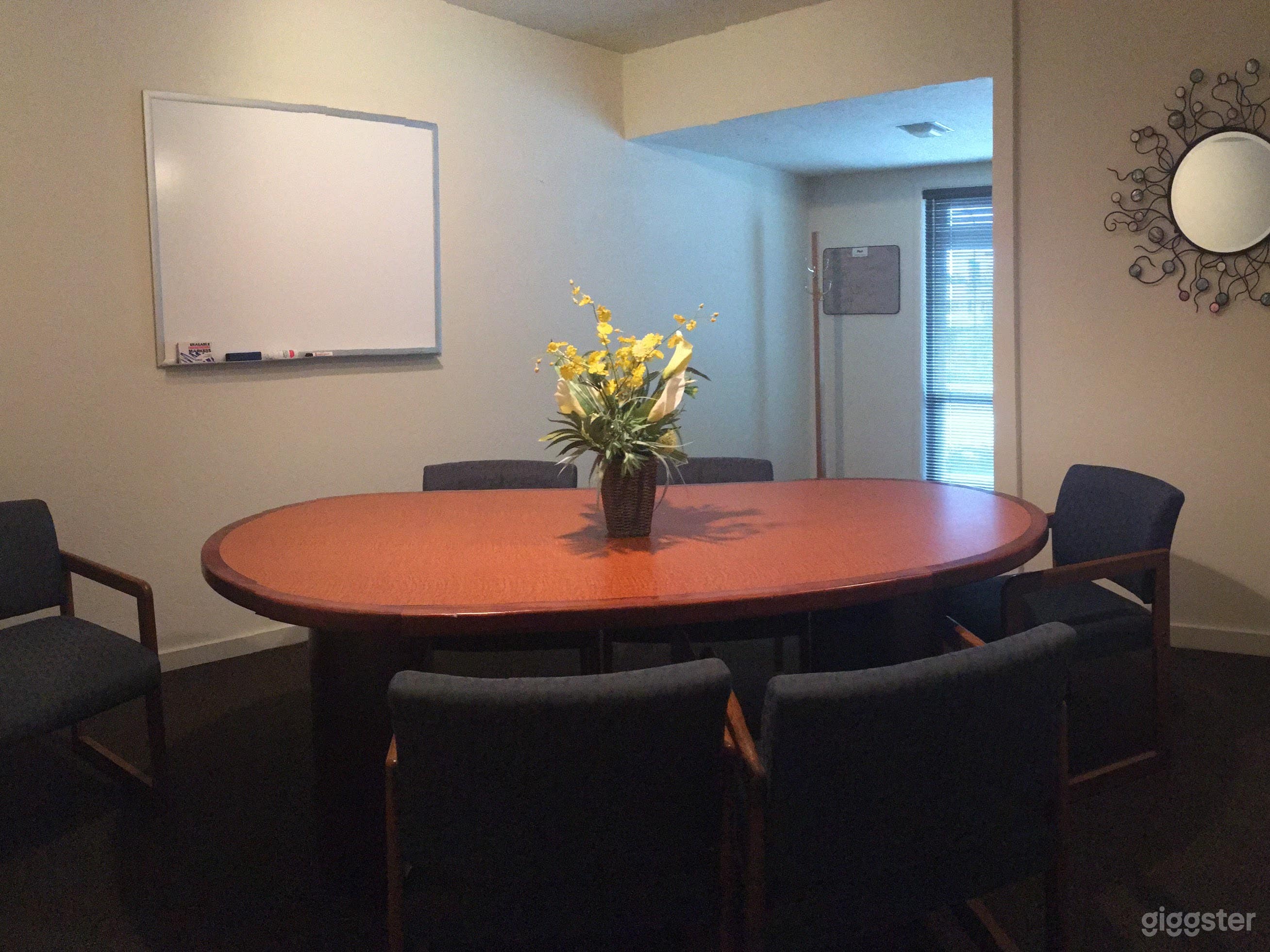 Private Conference Room with Whiteboard Photo 1