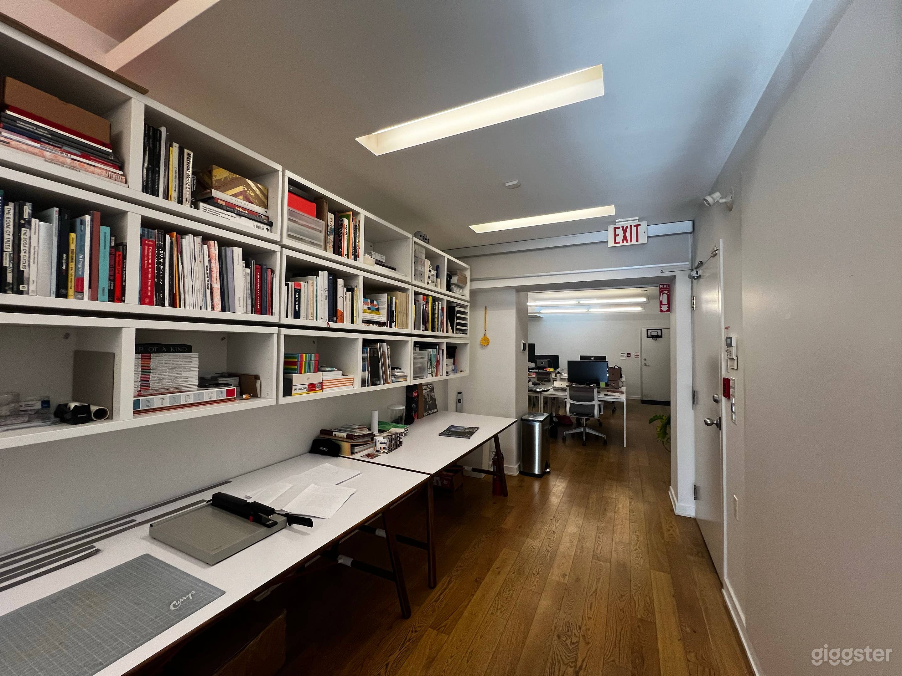 View to Back Desk Space