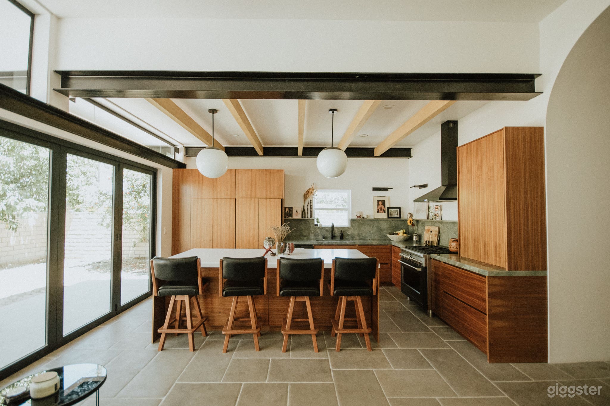 Exposed beam and large Island