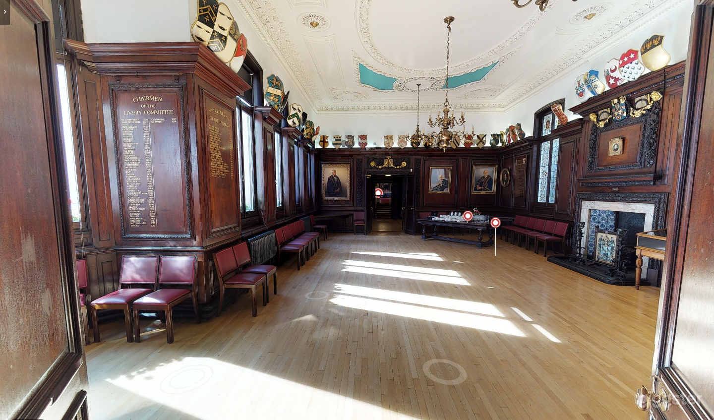 Stock Room at Stationers' Hall - #Wood-paneled room with natural daylight