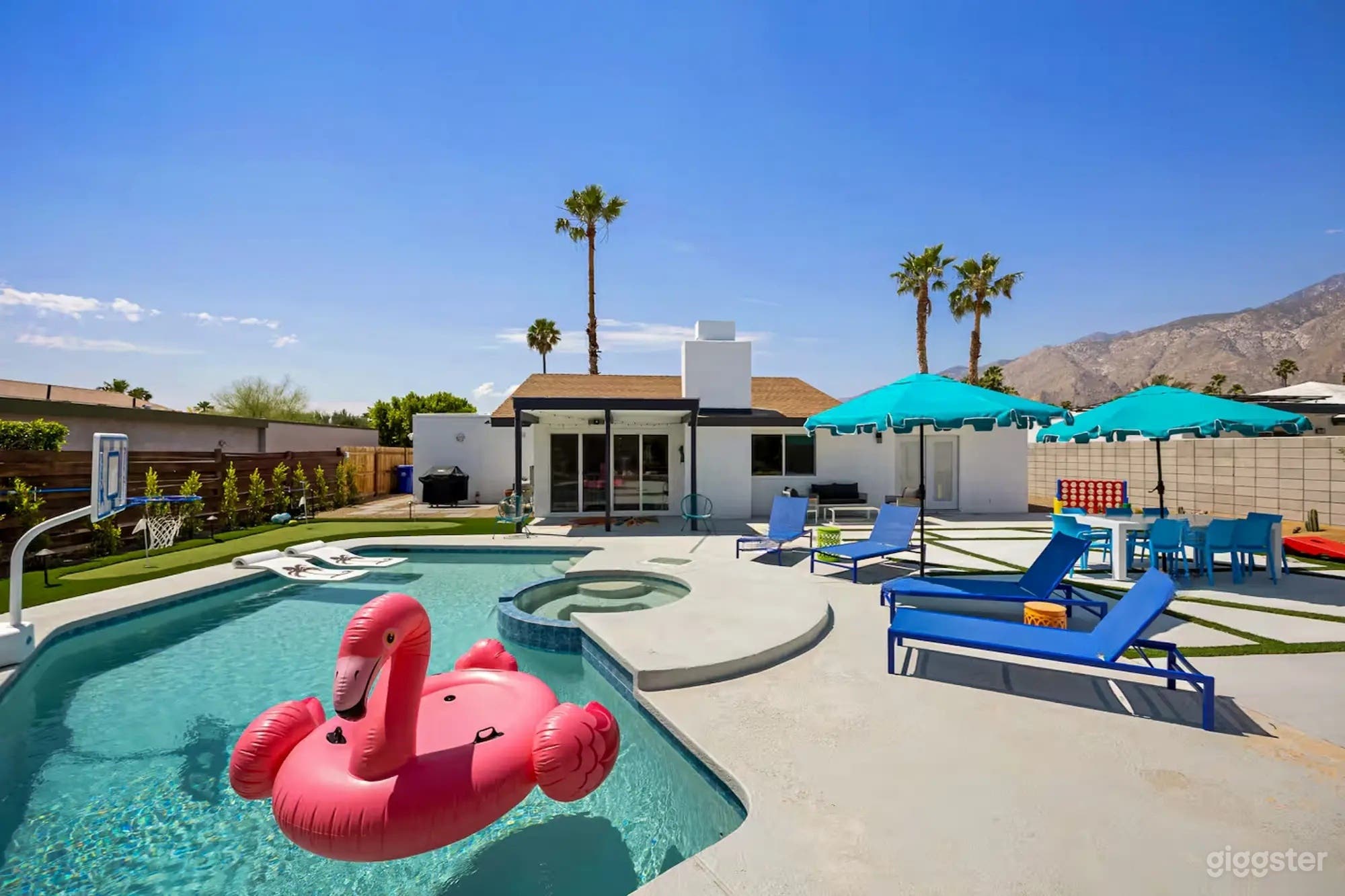 Stylish Open-Concept Backyard Pool Photo 2