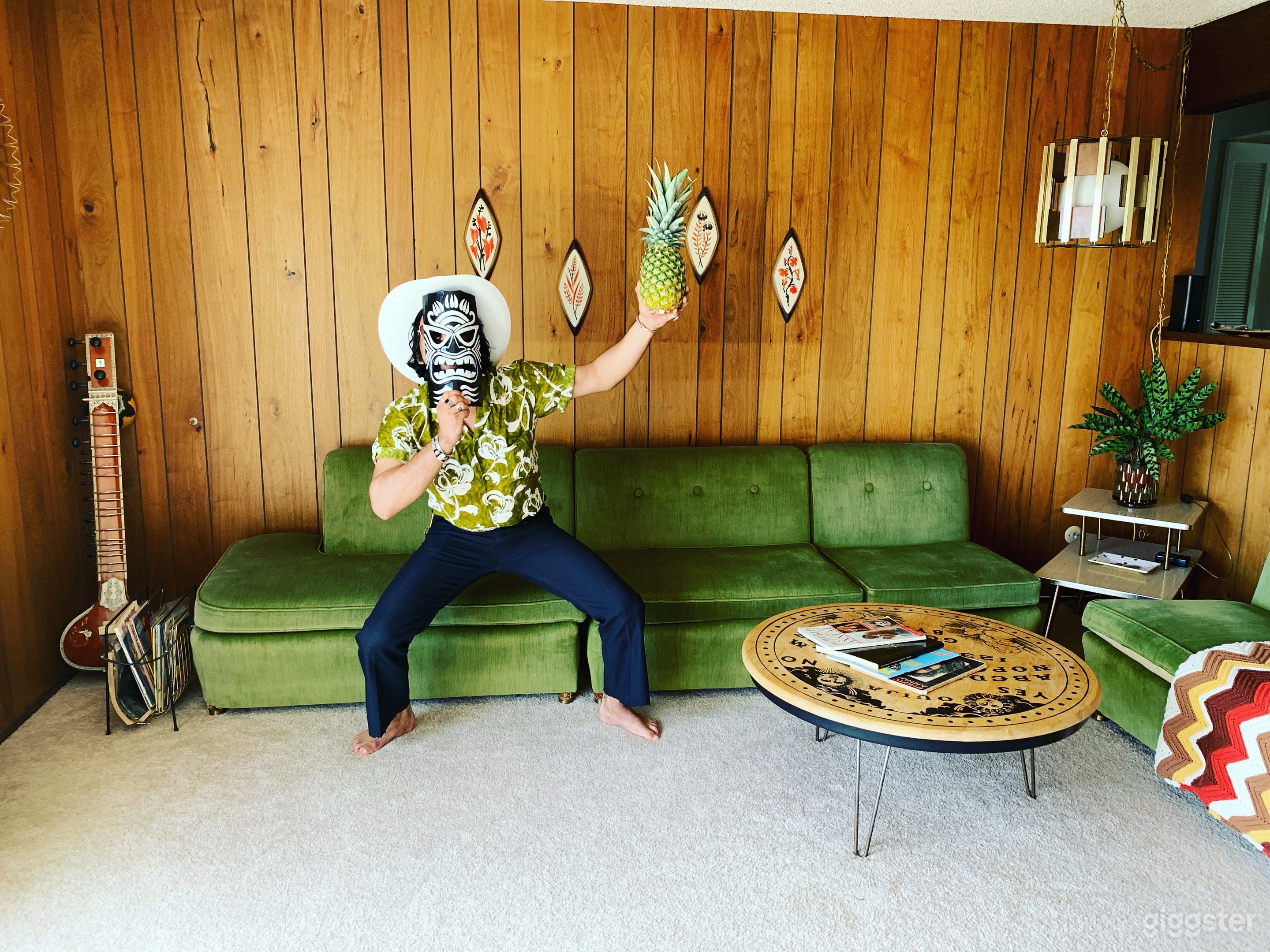 Carpet is currently burnt orange!