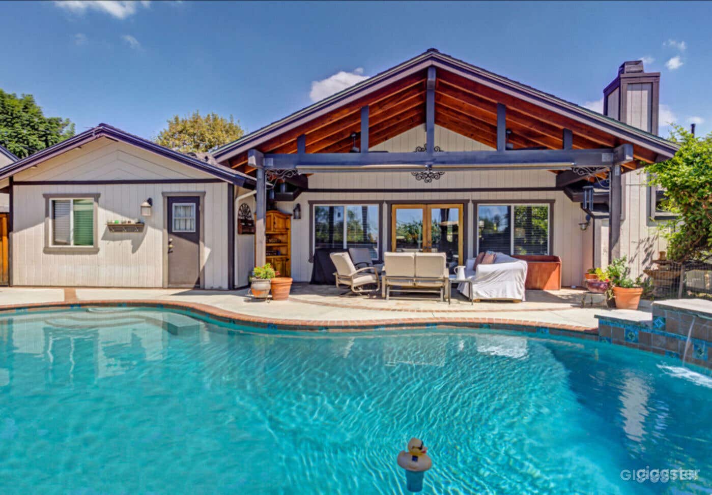Pool in a Craftsman style home Photo 1