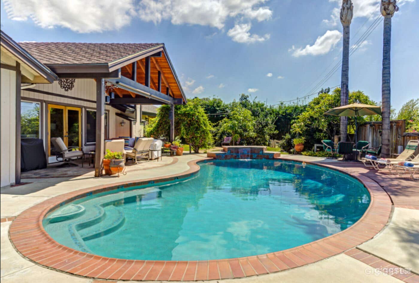 Pool in a Craftsman style home Photo 2