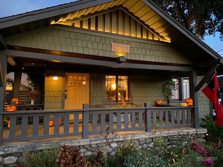  Front porch of the home 