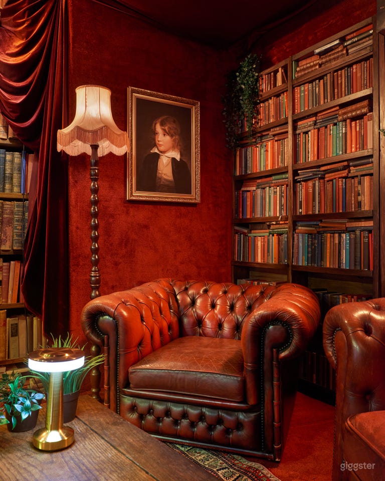  Old library podcast studio 