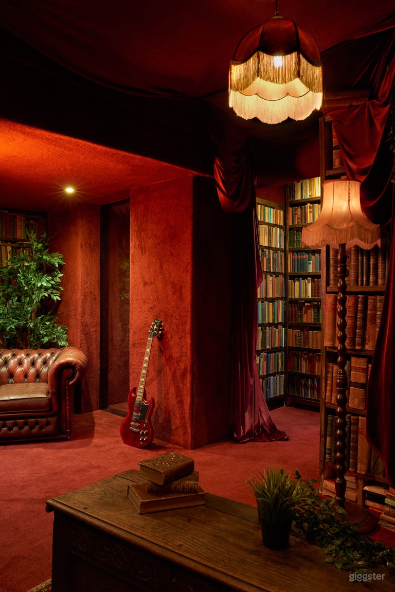  Old library podcast studio 