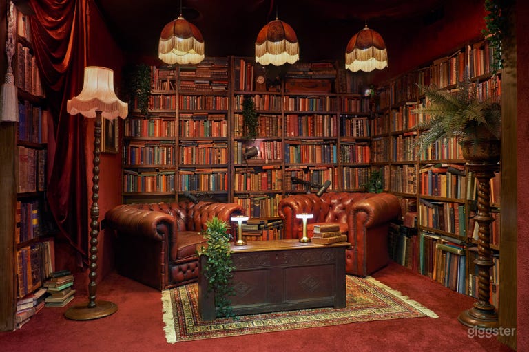  Old library podcast studio 