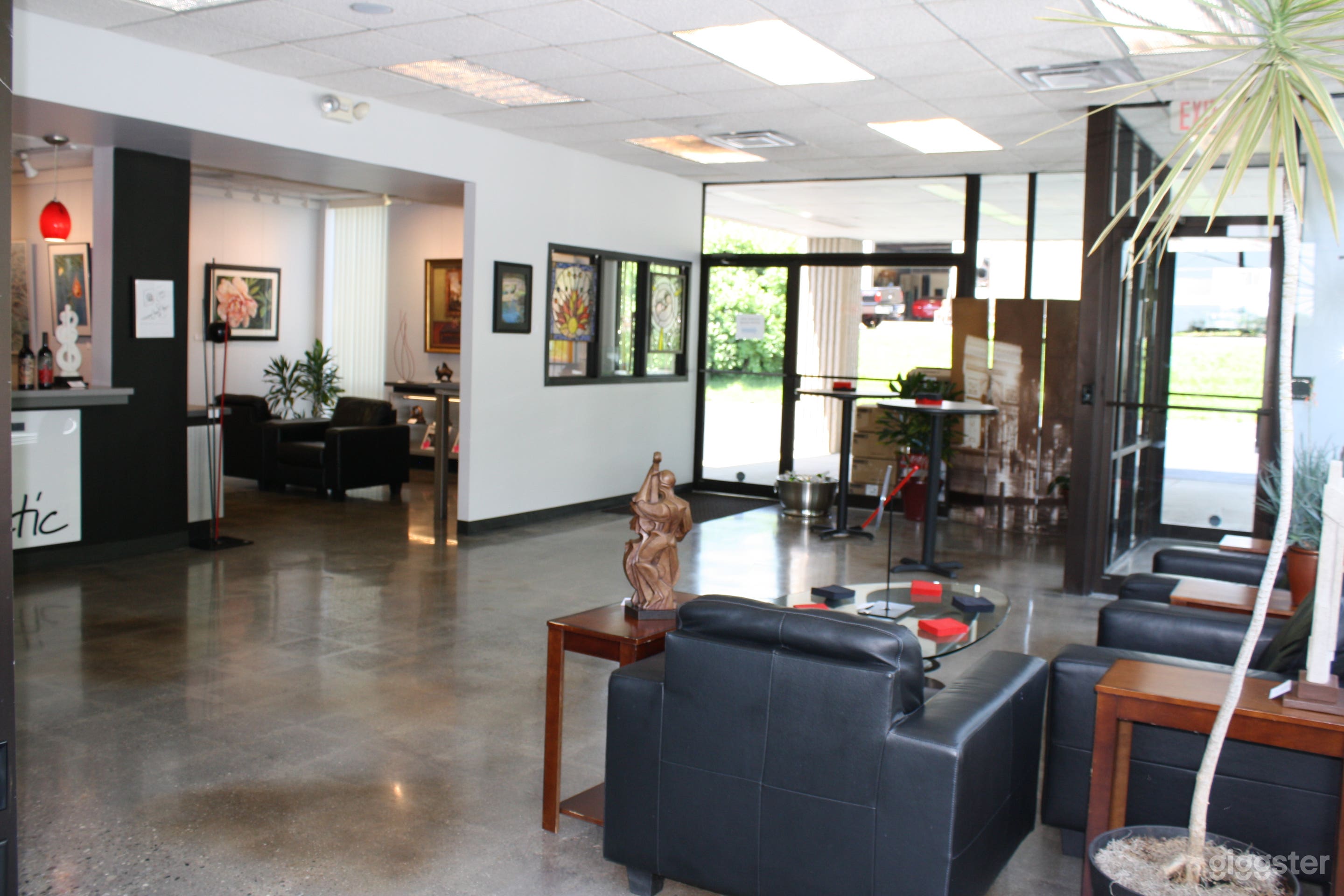 Spacious areas at front along with rooms at the back with a more intimate feel.