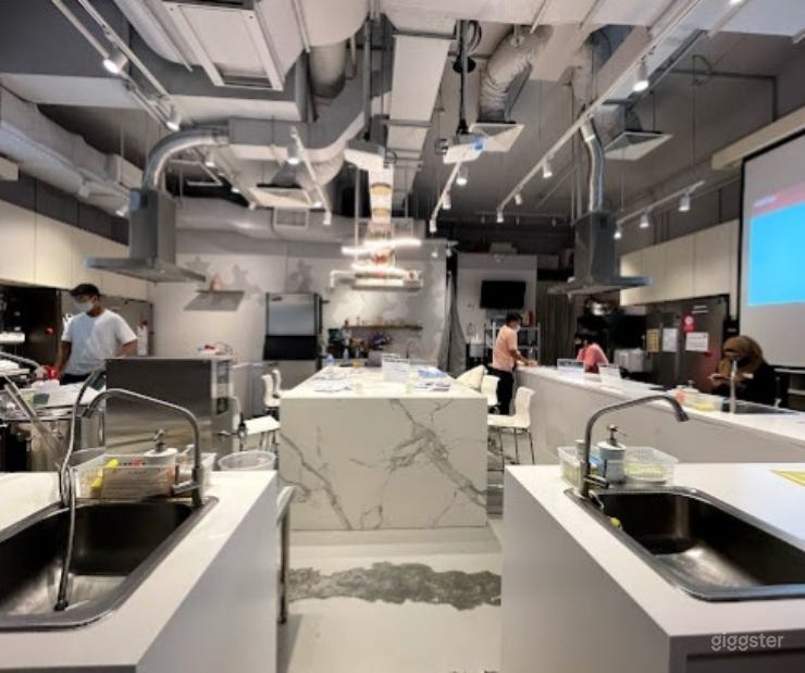  Chef's Suite in a Modern Co-Sharing Kitchen Studio in Singapore 