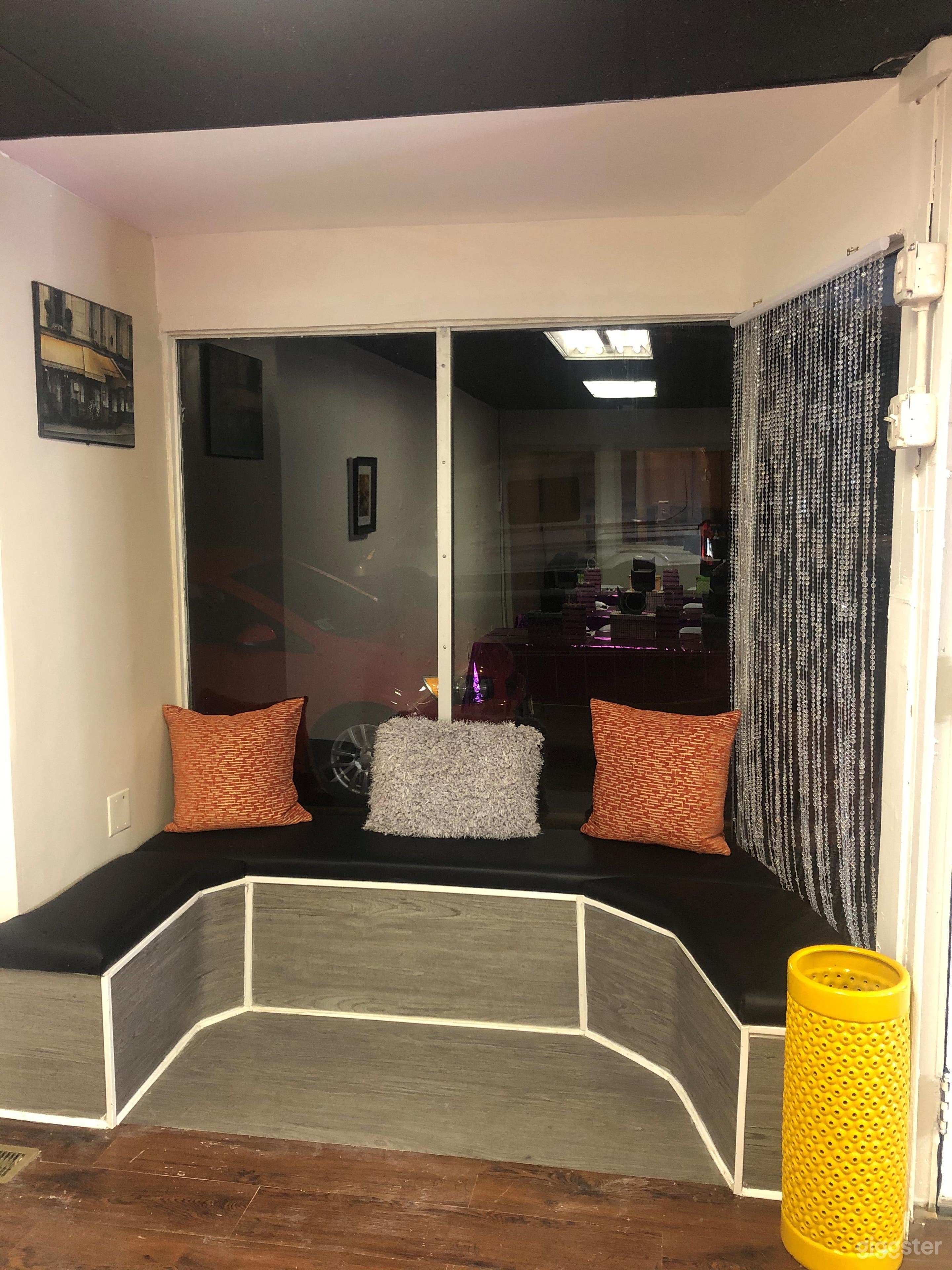 Leather Seating Area