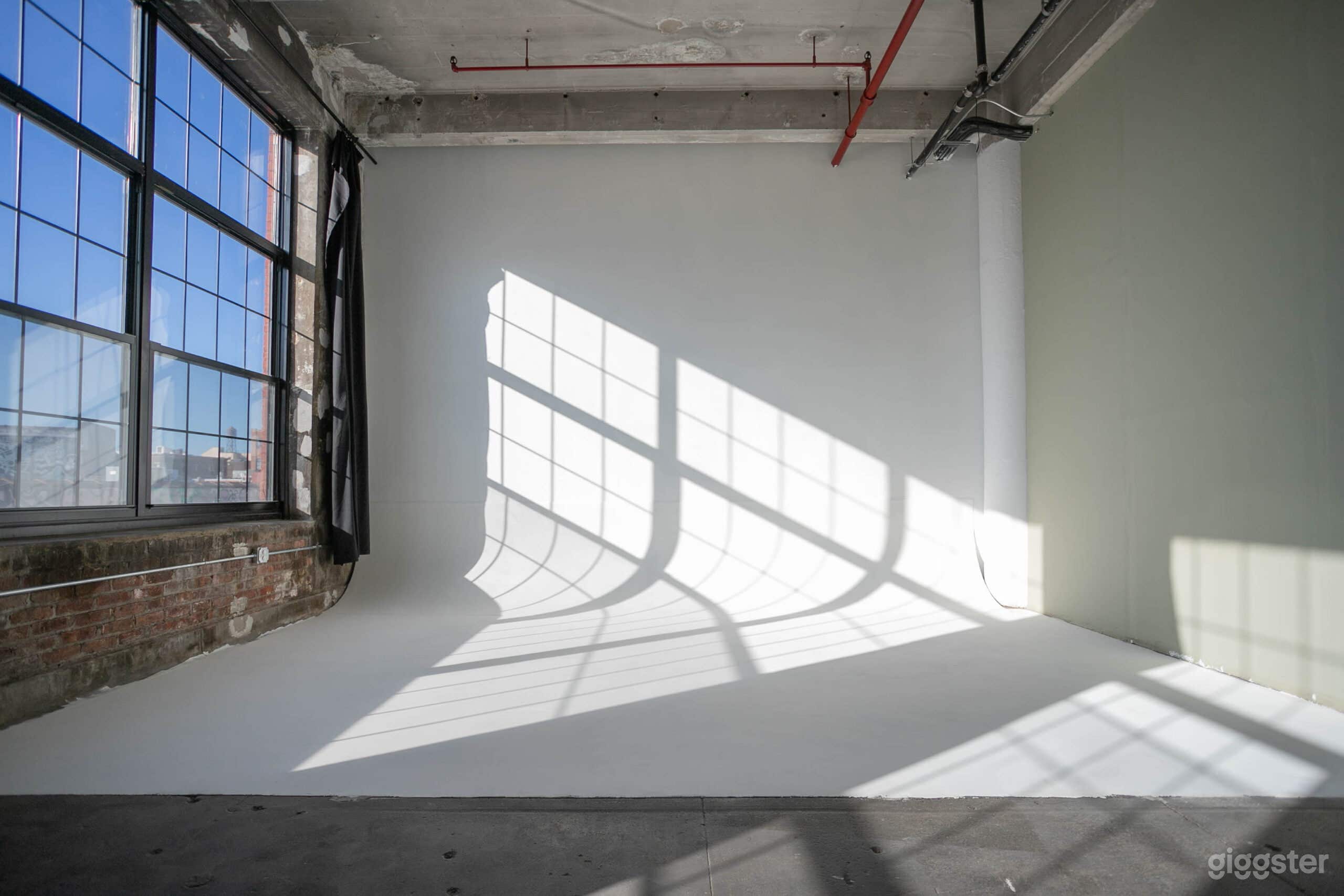 Bright Sunny Cyclorama Studio Photo 2