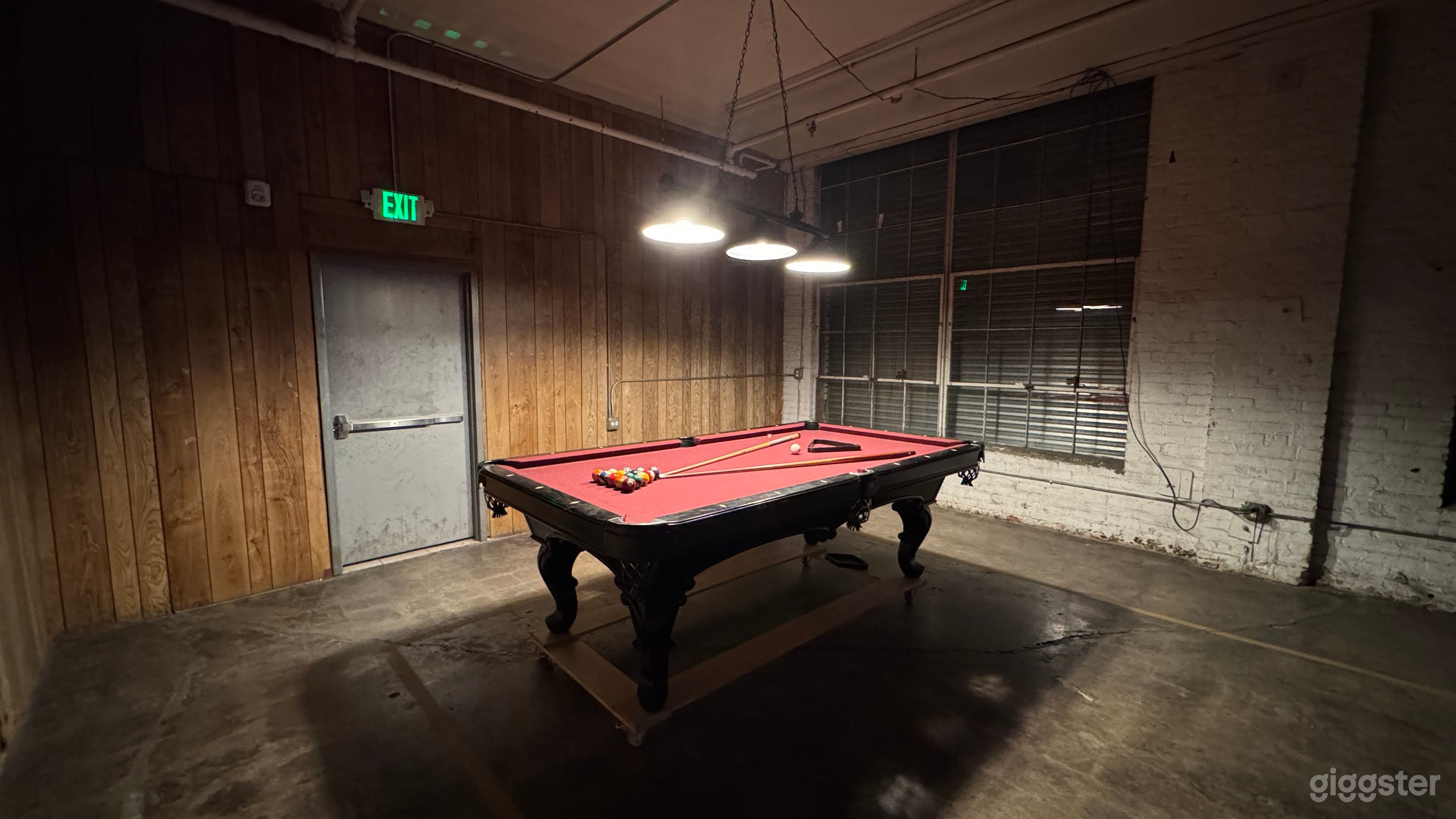 The Man Cave: Billiards Table Set - LA Certified Film Studio Photo 1