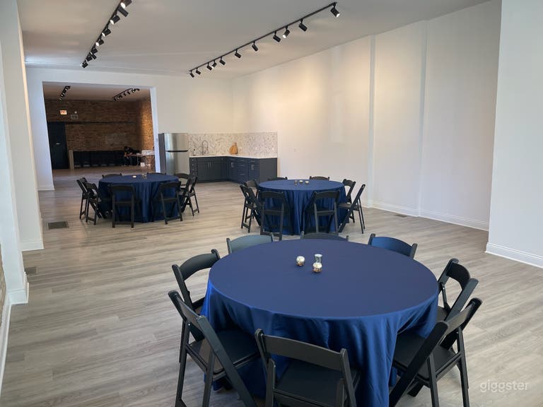  Tables are available for rental for a sit down meal 