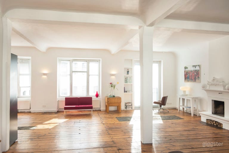  Atmosphärischer Tageslicht-Studio-Loft-Ort 