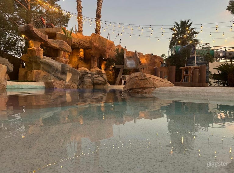  Casa per feste con laguna oasi tropicale 