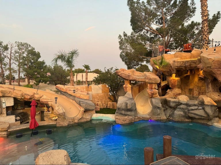  Casa per feste con laguna oasi tropicale 