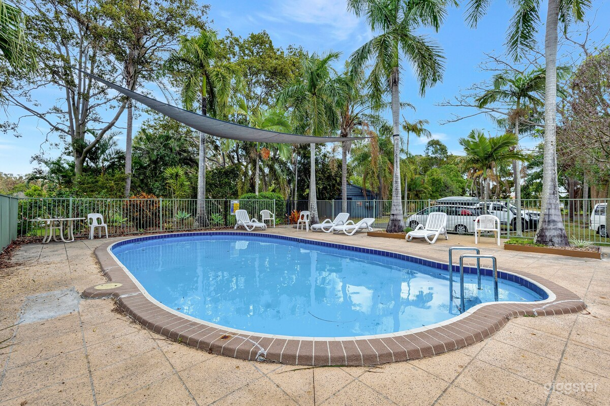 Exclusive Outdoor Pool Hire for Production Photo 2