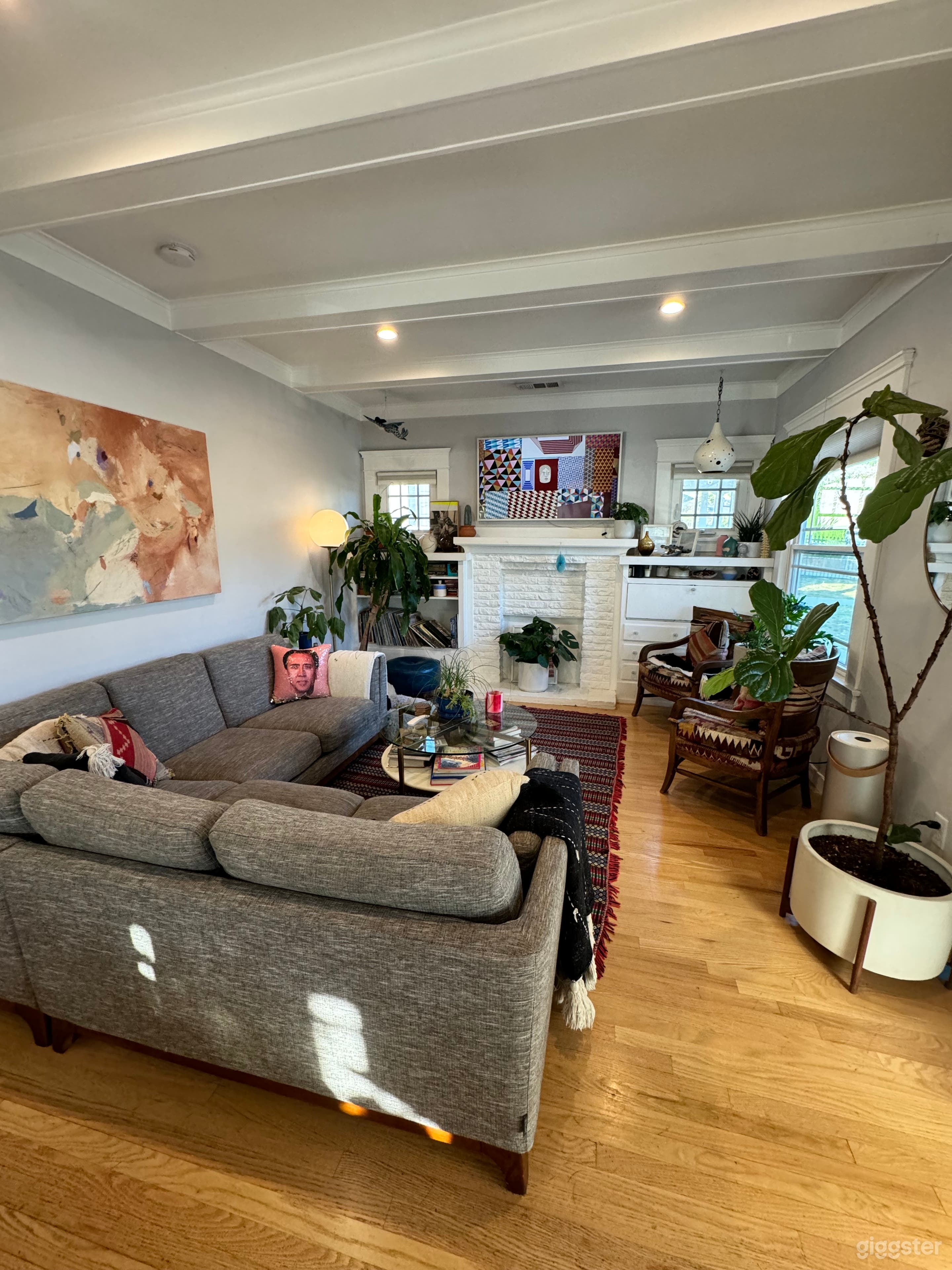 Blue Bungalow With Sweet Porch and Veggie Garden Photo 1