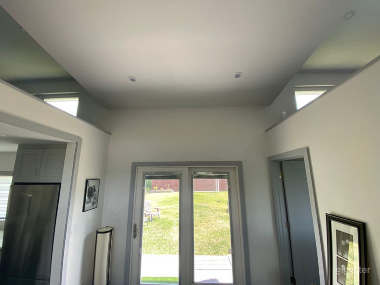  Large sliding door with blinds 