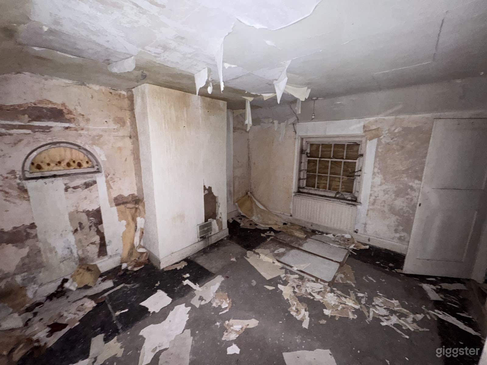Abandoned Victorian mansion and derelict cottage Photo 4