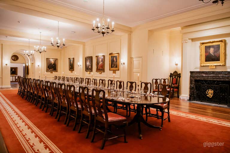  The Large Pension Room - located on the first floor, next to The Bencher's Library. Can fit maximum 110 guests standing. 
Room available from 09:00. 