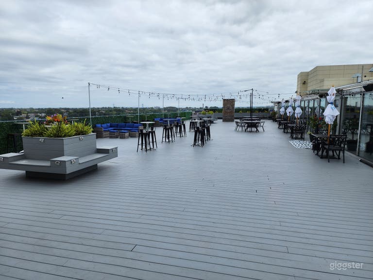  Rooftop Venue Space with Incredible views in every direction 