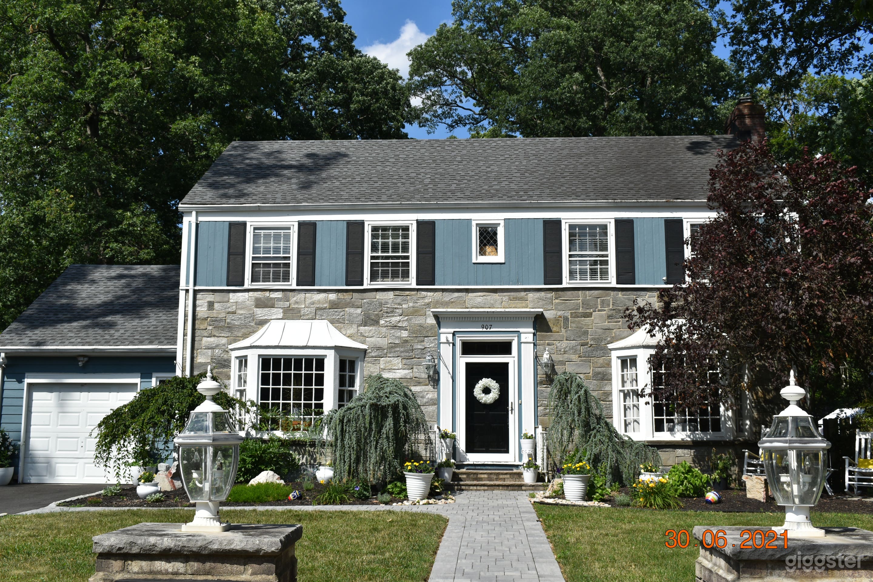 Spacious center-hall colonial beautifully combining modern comfort with traditional reverence.