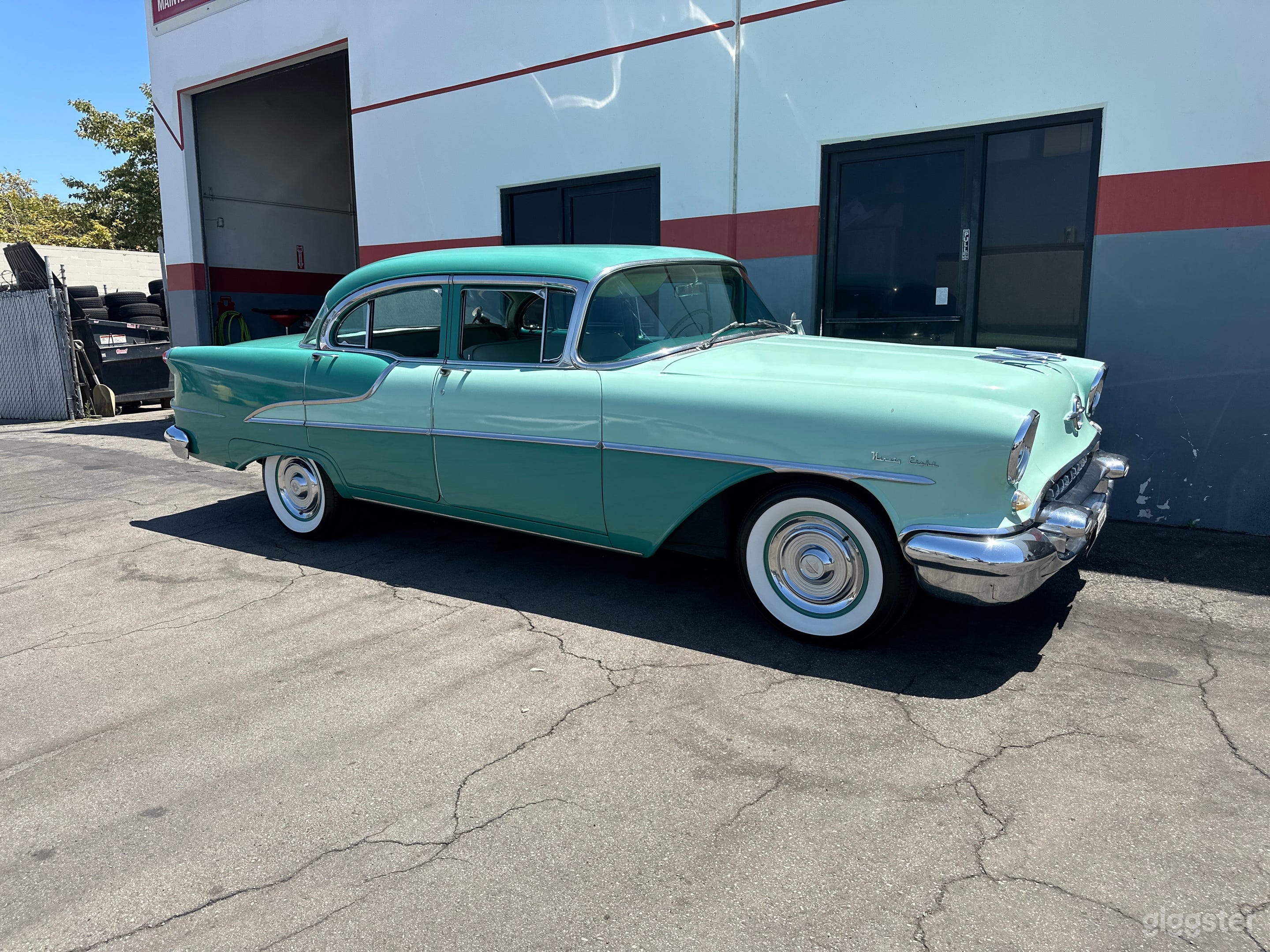 1955 Oldsmobile Classic Car Vintage Photo 1