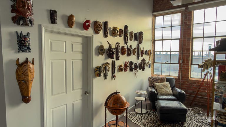  Stunning Industrial Loft with Unmatched Detroit Skyline View 