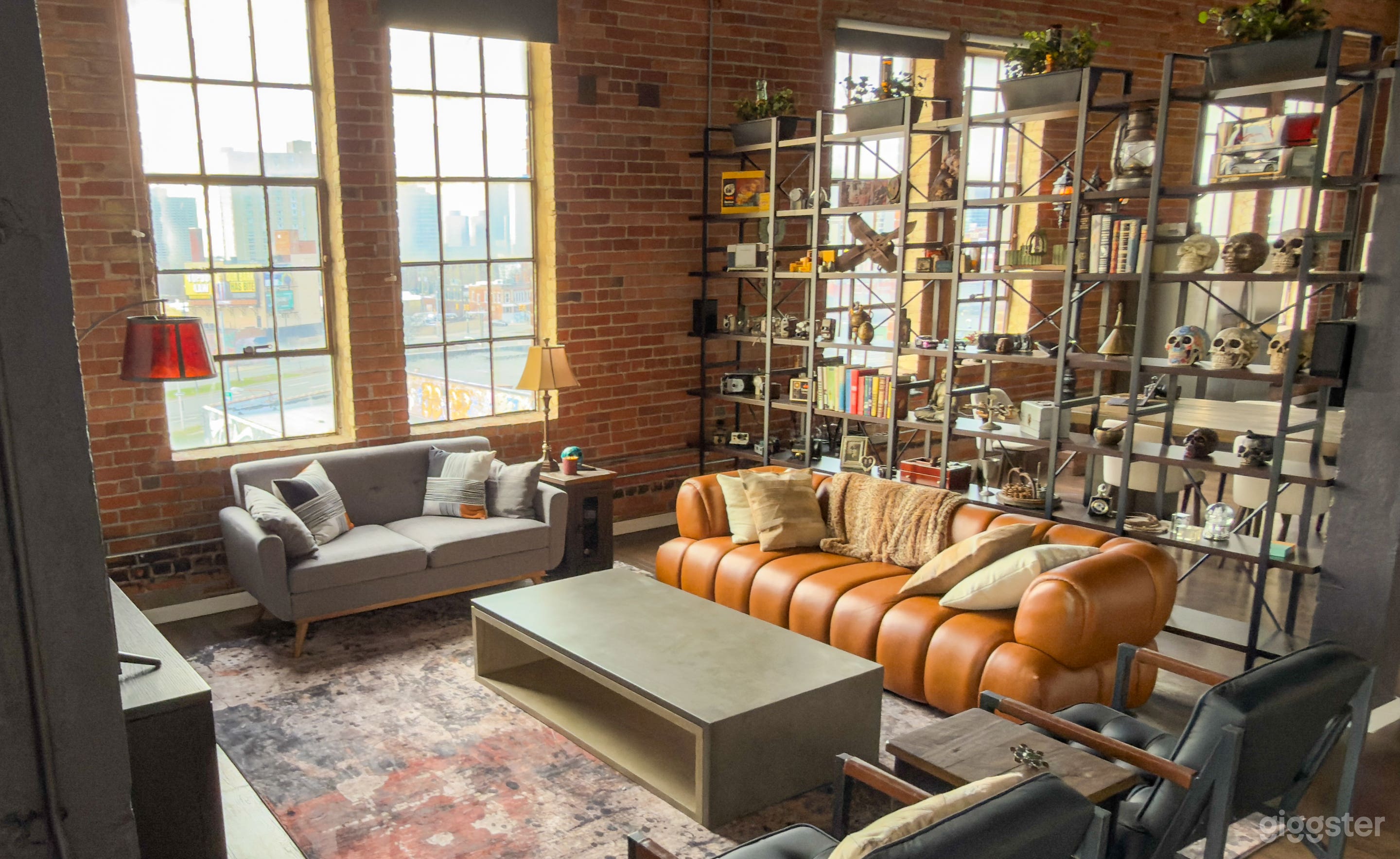 Stunning Industrial Loft with Unmatched Detroit Skyline View Photo 1