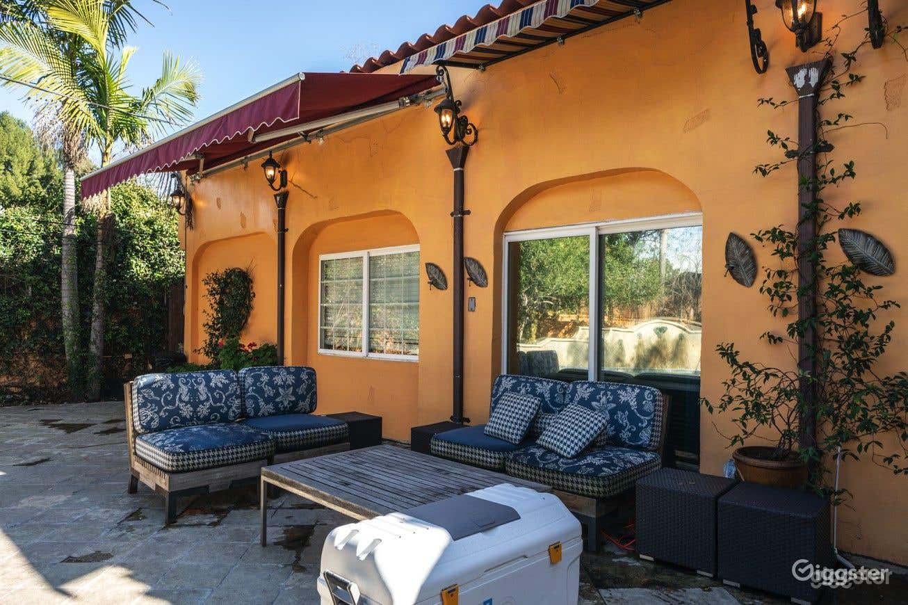 In-ground pool in a charming backyard patio Photo 4