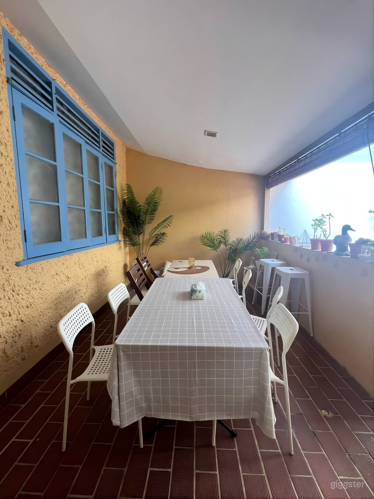 Patio extérieur et espace jardin 
