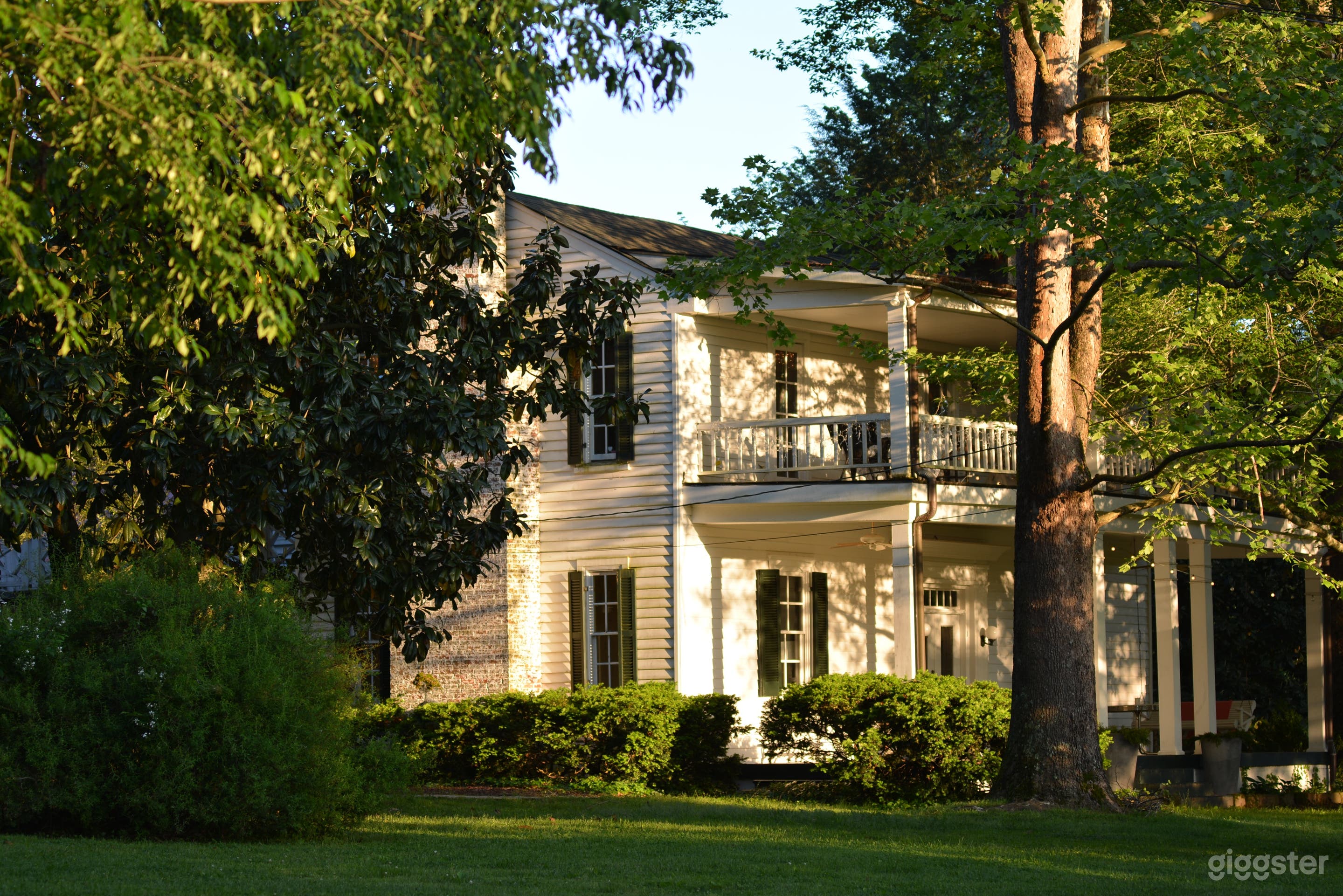 c1850 2 Story White Farmhouse