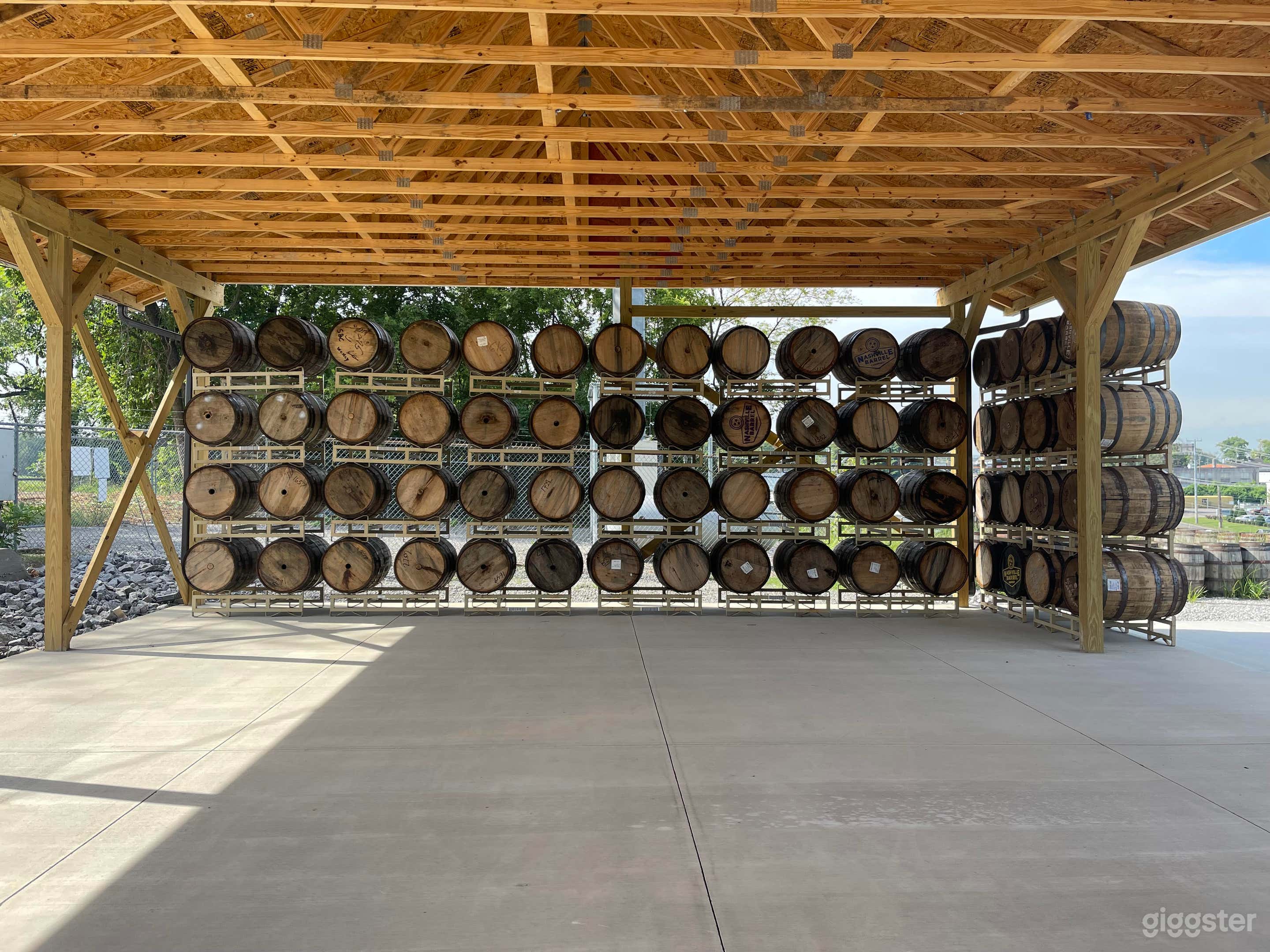 Barrel Wall Back Drop is great for a a musical act