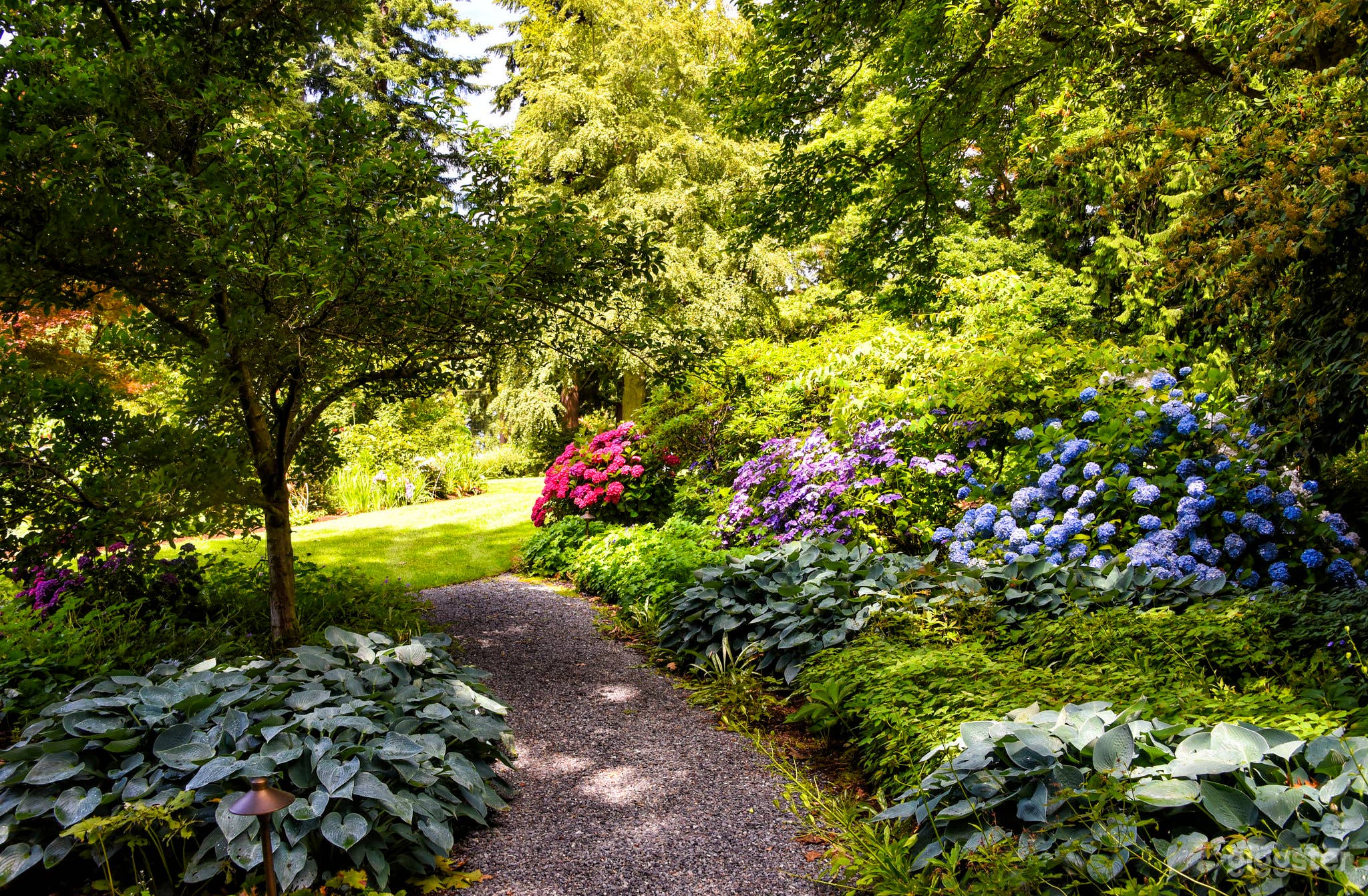 The Hawthorne Triangle off The Great Lawn. One of many meandering paths to explore.