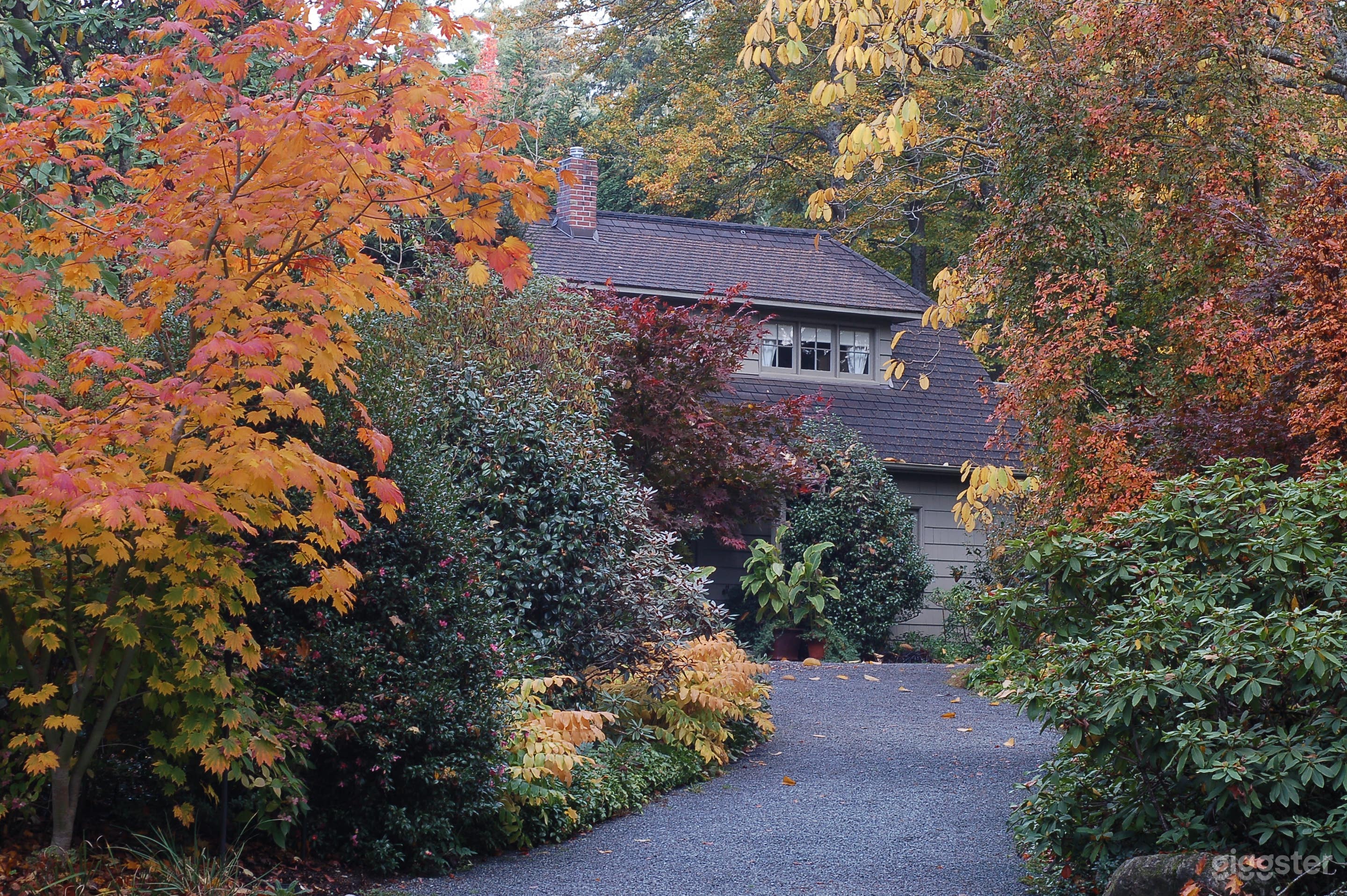 Ed's Cottage in autumn.