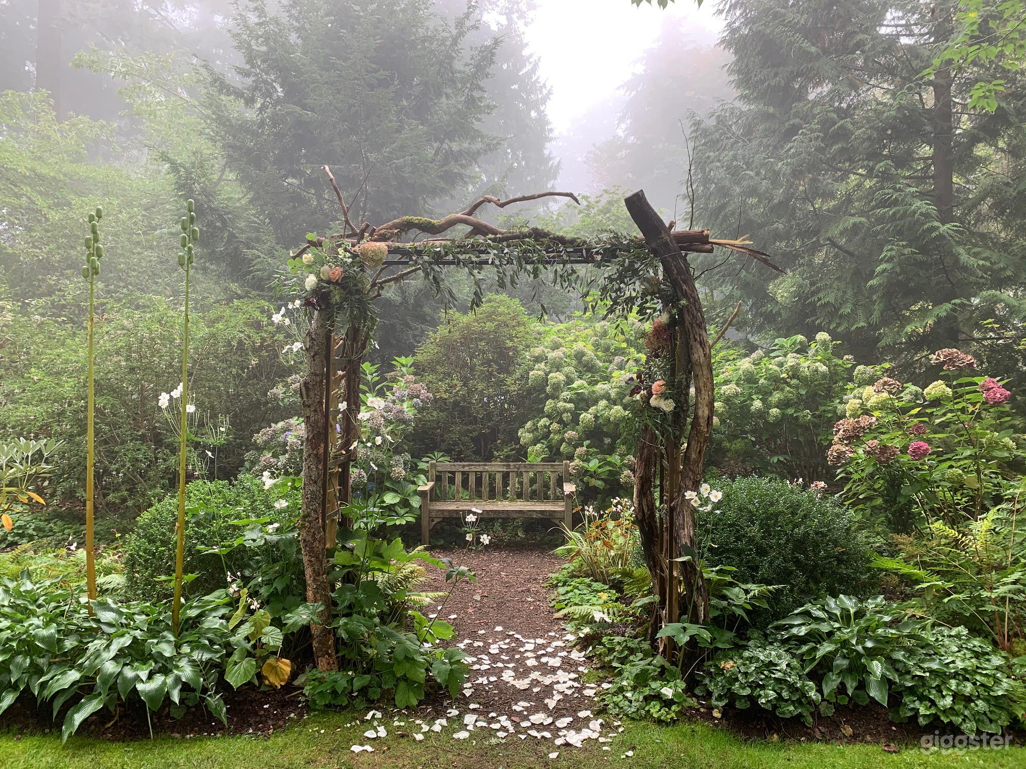 The Tennis Green entrance.