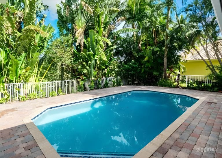  White Poolside Haven 