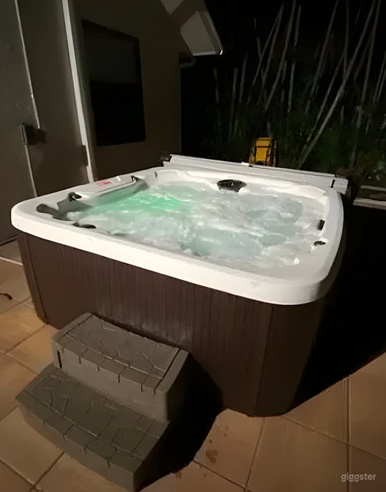  White Poolside Haven 