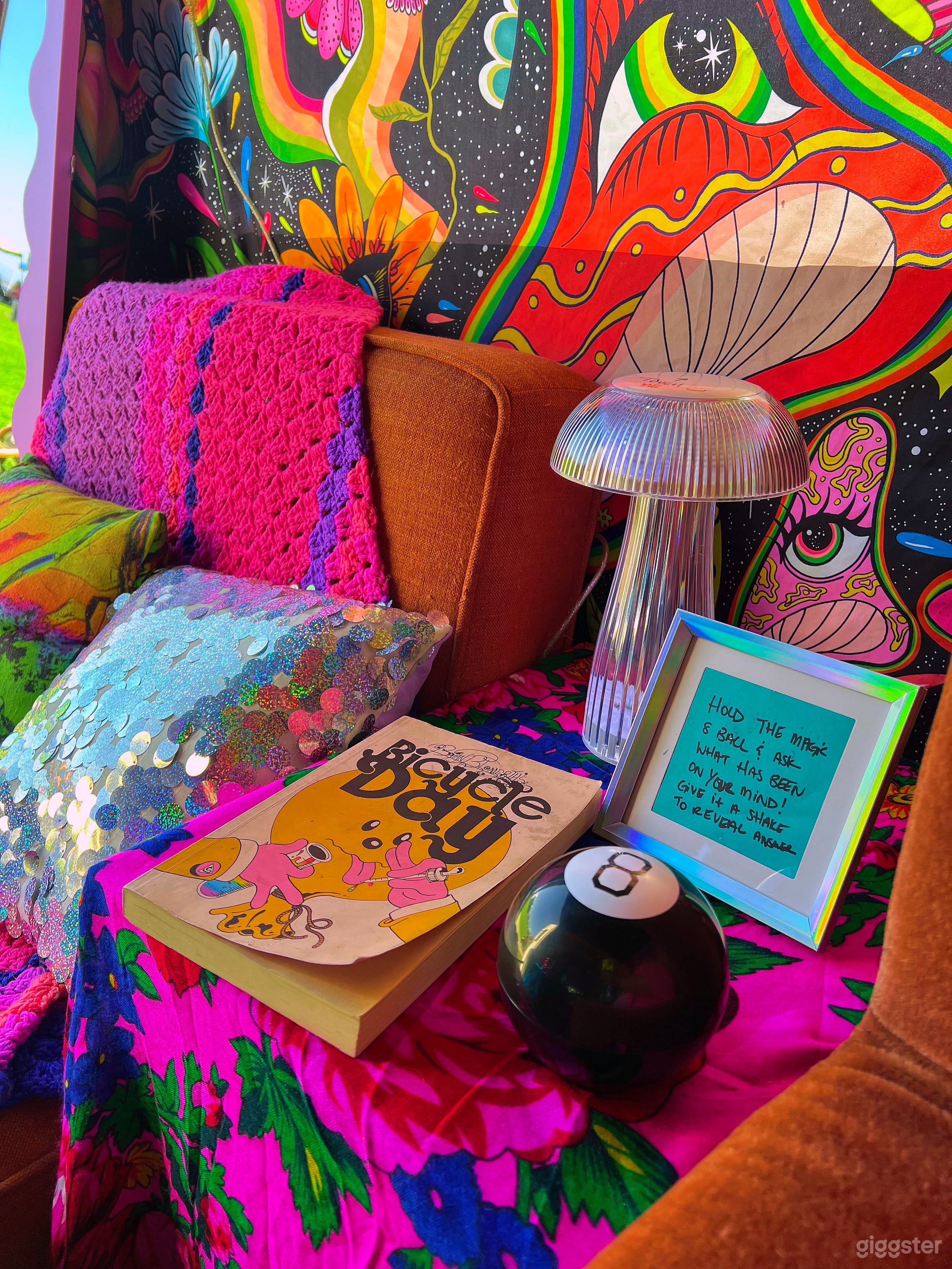 A Psychedelic Dreamscape; Groovy, Colorful, Retro Photo 2