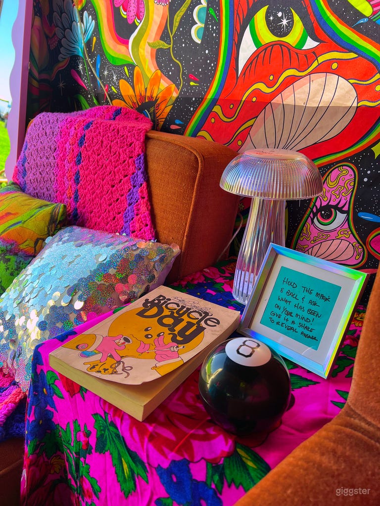  A Psychedelic Dreamscape; Groovy, Colorful, Retro 