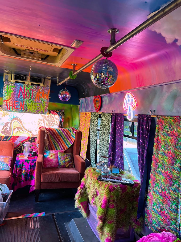  A Psychedelic Dreamscape; Groovy, Colorful, Retro 